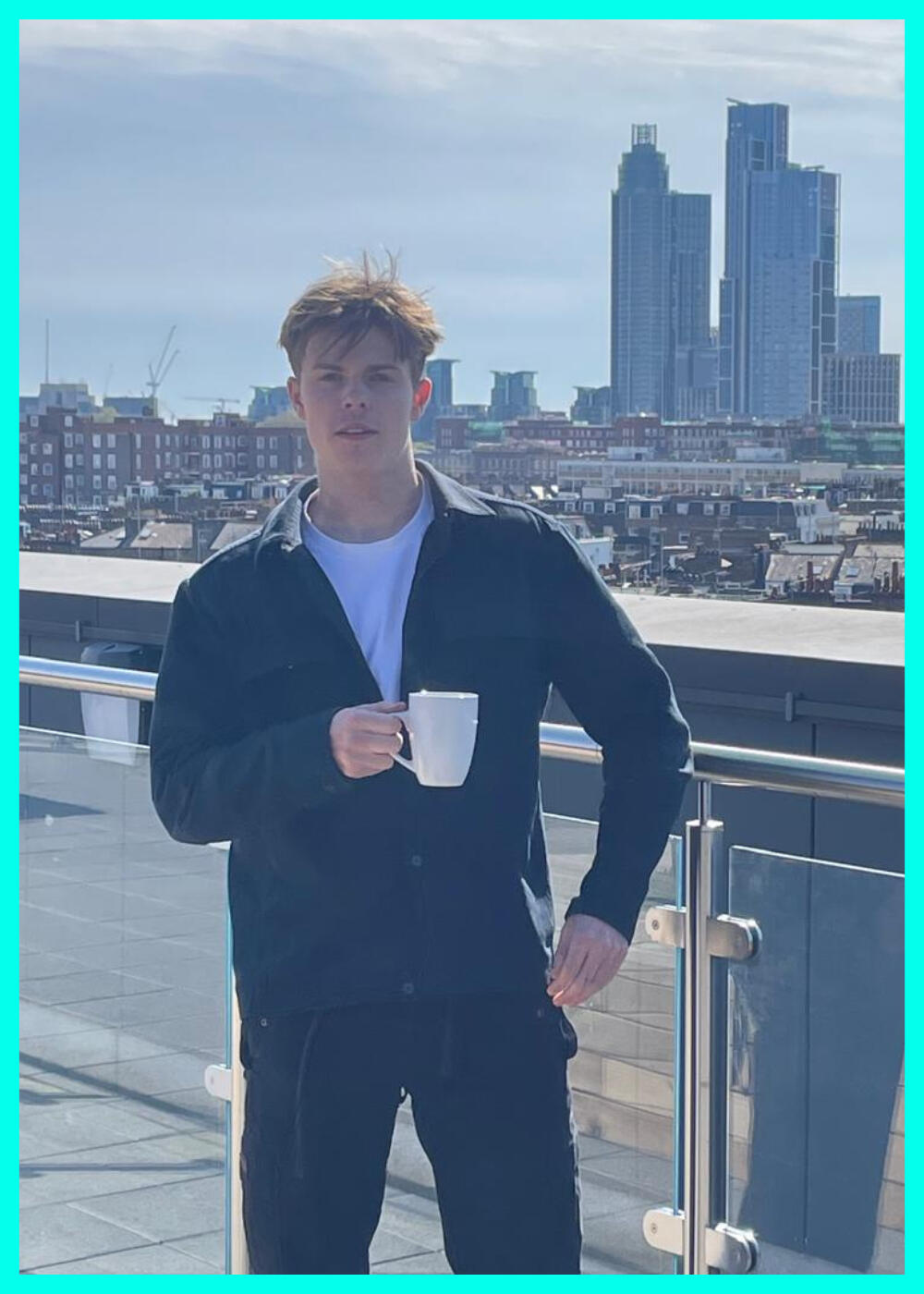 Photo of influencer talking on podcast on an Iphone mockup